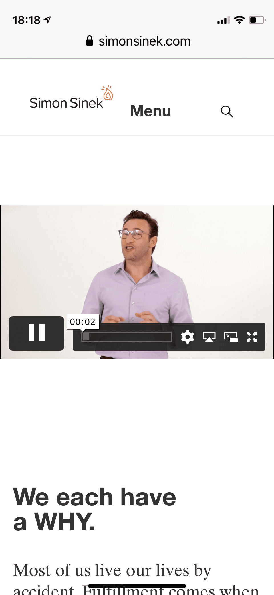 Why Part 3 – Working on it!