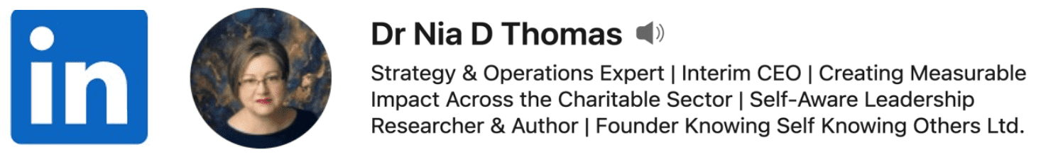 Dr Nia D Thomas LinkedIn